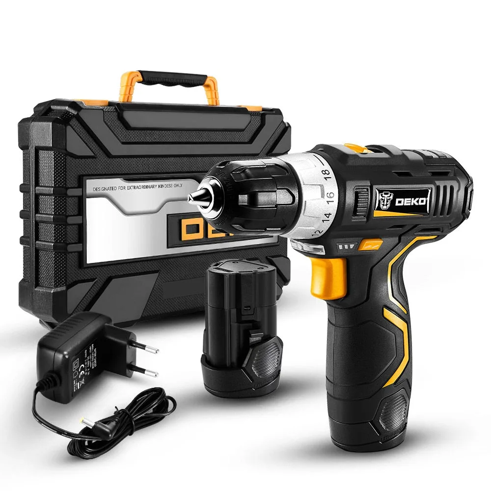 DEKO DCA 12V lithium screwdriver