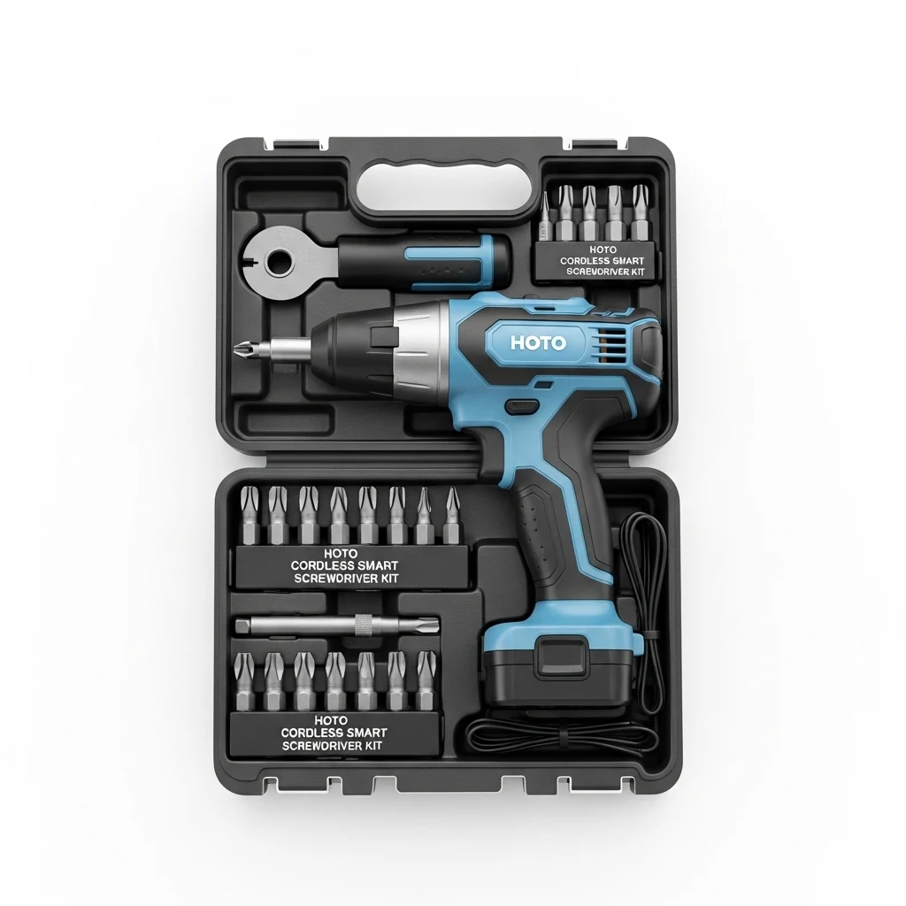 Hoto cordless smart screwdriver kit