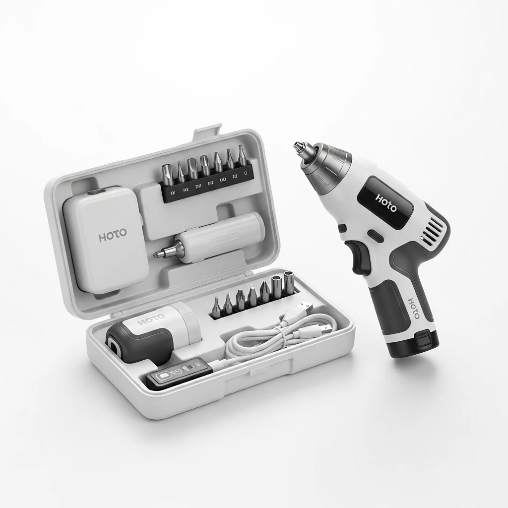 Hoto cordless smart screwdriver kit image 2