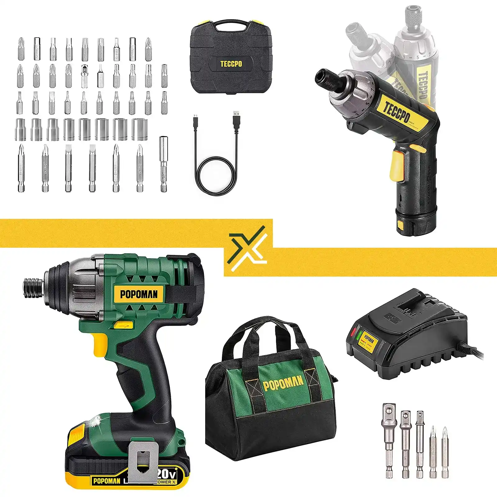 POPOMAN MSD100 screwdriver drill kit image 3